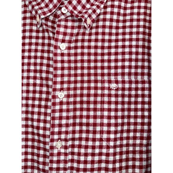 Southern Tide Men’s XXL Long Sleeve Button Up Flannel Shirt - Picture 2 of 7